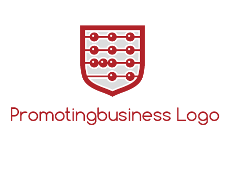 abacus in shield logo