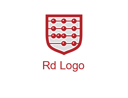 abacus in shield logo