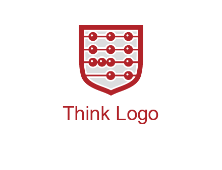 abacus in shield logo