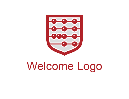 abacus in shield logo