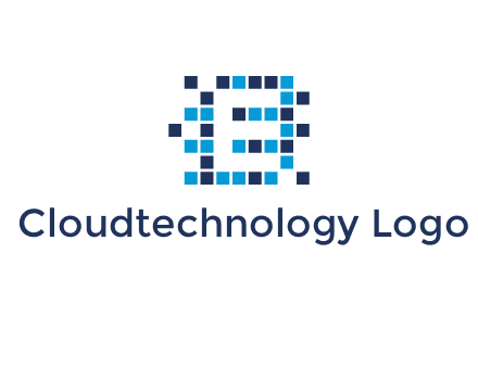 Letter E Pixel logo