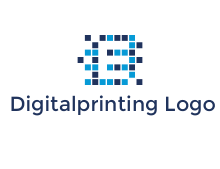 Letter E Pixel logo