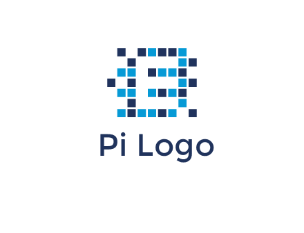 Letter E Pixel logo