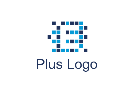 Letter E Pixel logo