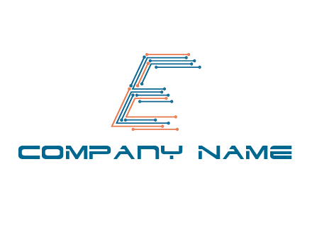 circuit letter E logo