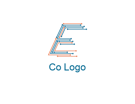 circuit letter E logo