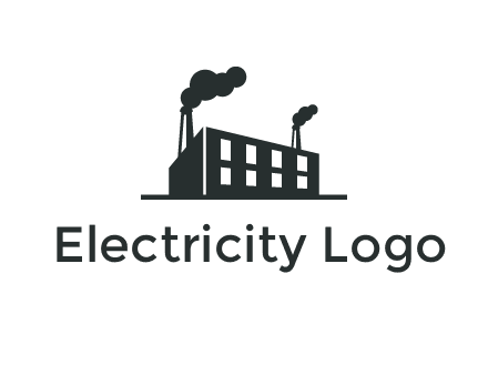 factory with smoke logo