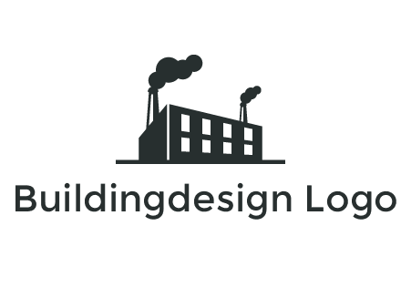 factory with smoke logo