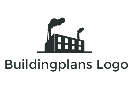 factory with smoke logo