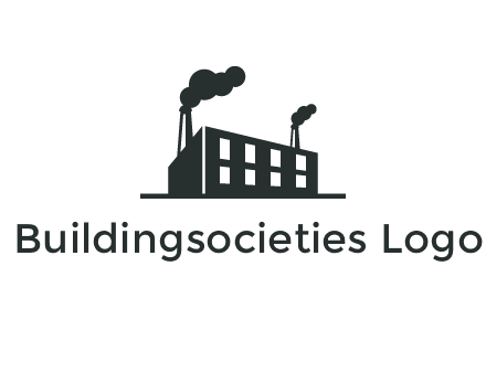 factory with smoke logo