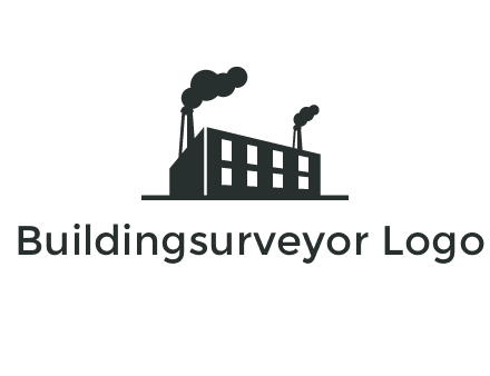 factory with smoke logo