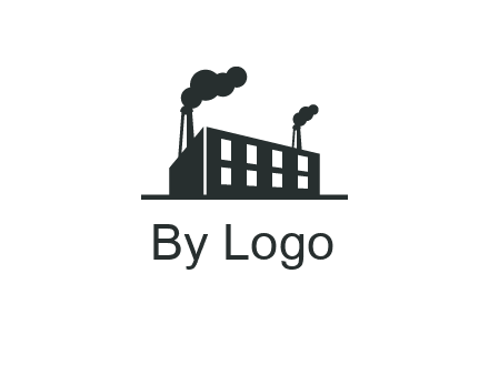 factory with smoke logo