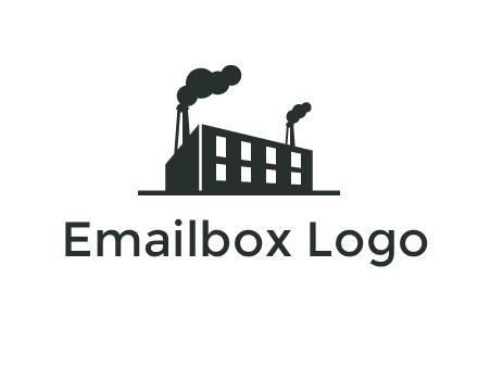 factory with smoke logo