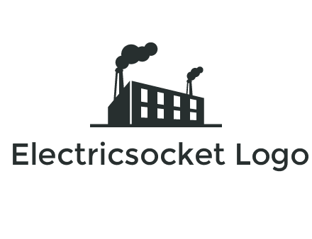 factory with smoke logo