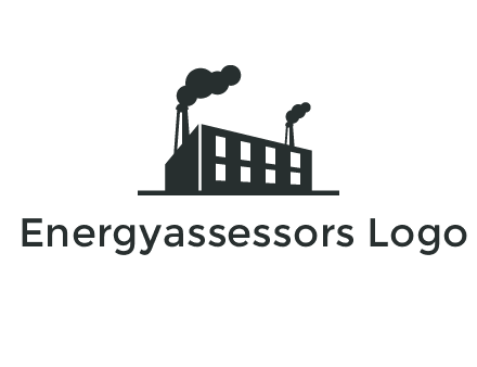 factory with smoke logo