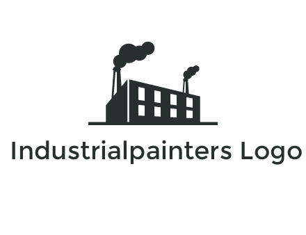 factory with smoke logo