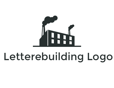 factory with smoke logo