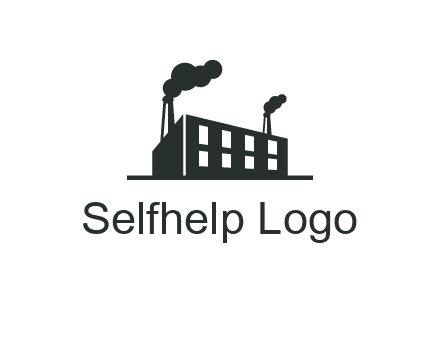 factory with smoke logo