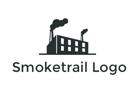 factory with smoke logo