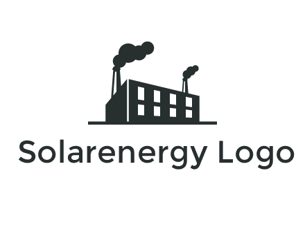 factory with smoke logo