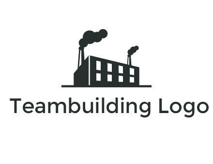 factory with smoke logo