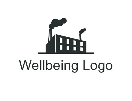 factory with smoke logo