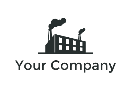 factory with smoke logo