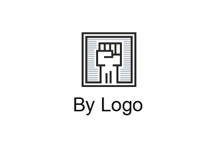 fist in box icon