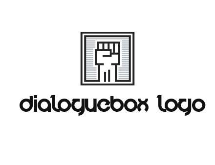 fist in box icon