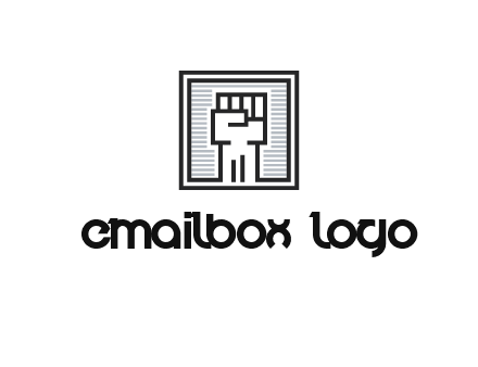 fist in box icon