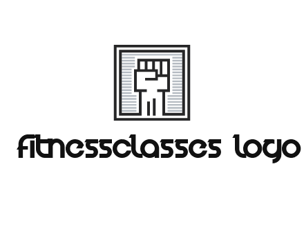 fist in box icon