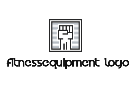 fist in box icon