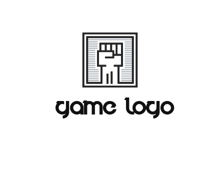 fist in box icon