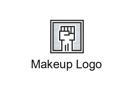 fist in box icon