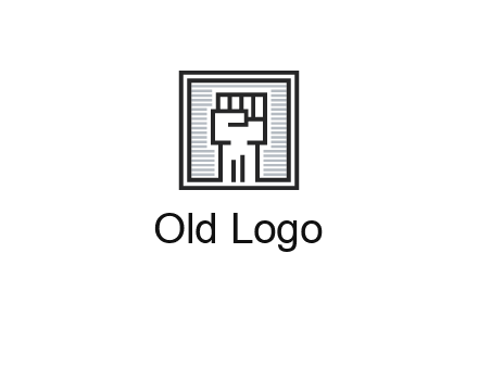 fist in box icon