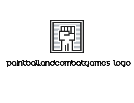 fist in box icon