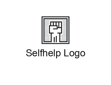 fist in box icon