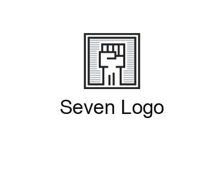 fist in box icon