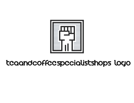 fist in box icon