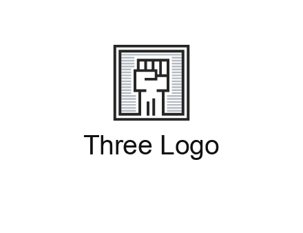 fist in box icon