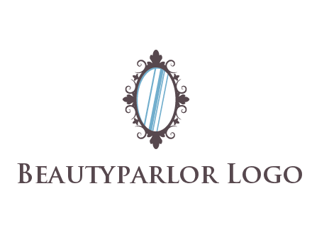 ellipse retro mirror logo