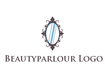 ellipse retro mirror logo