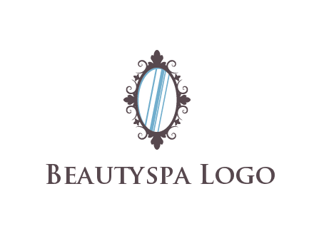 ellipse retro mirror logo