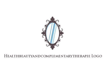 ellipse retro mirror logo