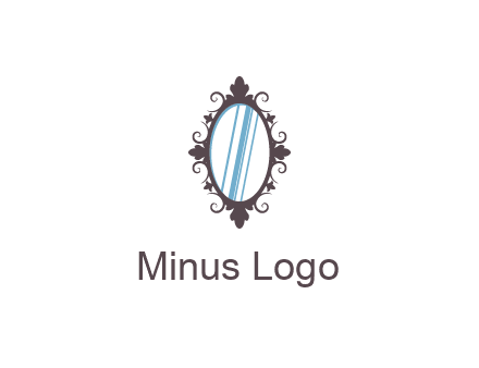 ellipse retro mirror logo