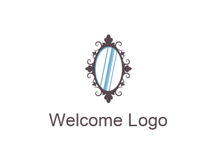 ellipse retro mirror logo