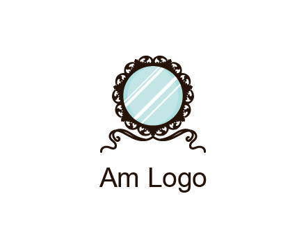 retro mirror logo