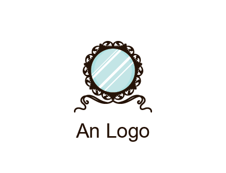 retro mirror logo