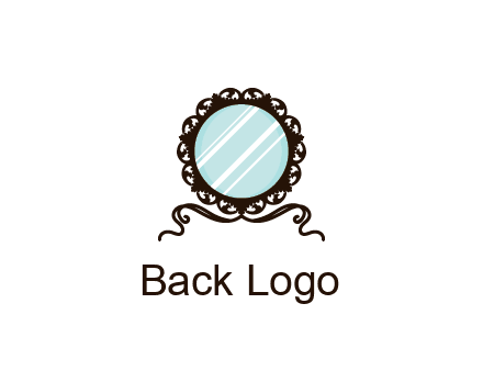 retro mirror logo