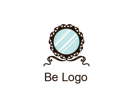 retro mirror logo